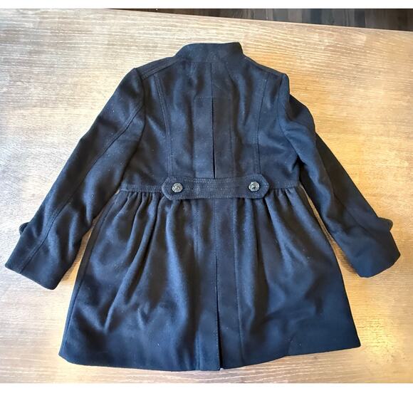BURBERRY Children Black Peacoat Coat Jacket Girls size 4 - Picture 3 of 13